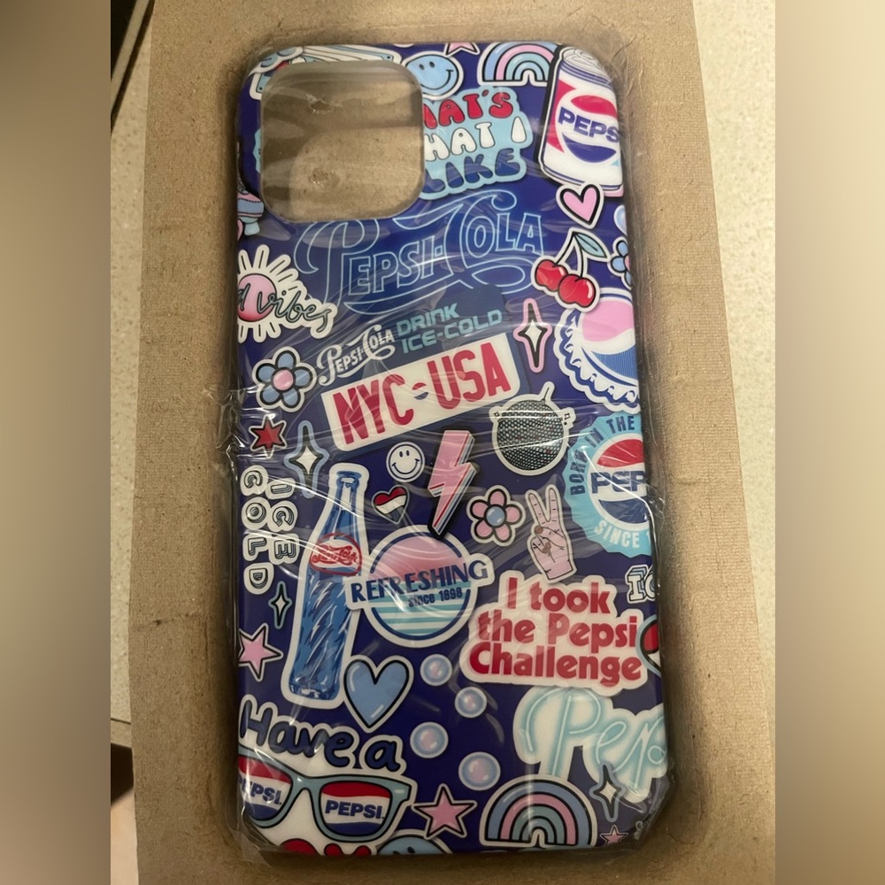 Casely iPhone 12 Pro Max phone case - Pepsi sticker